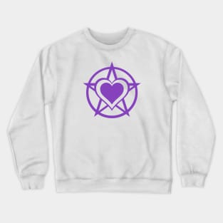 Purple Pagan Heart Cheeky Witch® Crewneck Sweatshirt